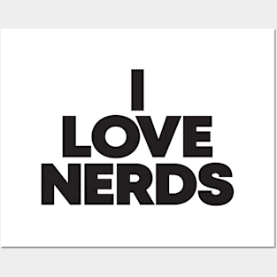 I love nerds | DW Posters and Art